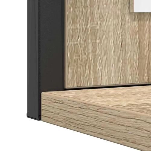 Fürdőszoba bútor szett 3 pcs Barna 60 x 33 x 60 cm Faanyag