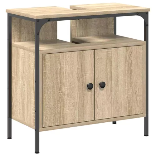 Fürdőszobai Szekrény Szett 3 pcs sonoma tölgy 80 x 30 x 60 cm
