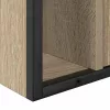 Fürdőszobai Szekrény Szett 3 pcs sonoma tölgy 80 x 30 x 60 cm