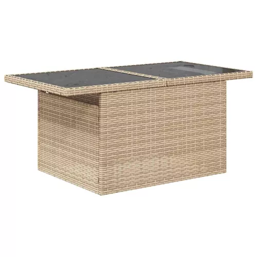Kerti Kanapé Szett párnával 6 pcs Bézs Poli rattan