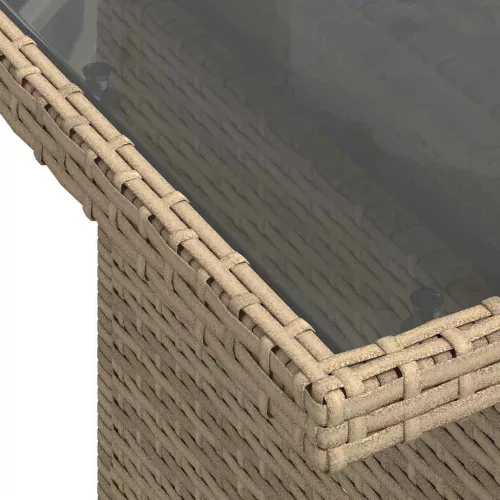 Kerti Kanapé Szett párnával 6 pcs Bézs Poli rattan
