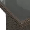 Kerti Kanapé Szett 7 pcs Barna és krémszínű 100 x 55 x 73 cm