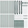 Kerítésoszlop Egyéb 26 pcs Ezüst 3.2 x 3.2 x 60 cm Acél