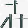 Kerítésoszlop Egyéb 26 pcs Ezüst 3.2 x 3.2 x 70 cm Acél