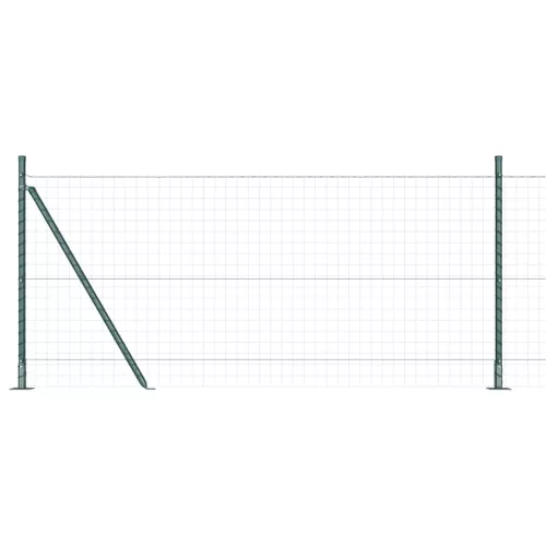 Kerítésoszlop Egyéb 26 pcs Ezüst 3.2 x 3.2 x 110 cm Acél