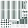 Kerítésoszlop Egyéb 26 pcs Ezüst 3.2 x 3.2 x 68.5 cm Acél