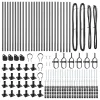 Kerítésoszlop Egyéb 26 pcs Ezüst 3.2 x 3.2 x 70 cm Acél