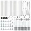 Kerítésoszlop Egyéb 26 pcs Ezüst 3.2 x 3.2 x 110 cm Acél