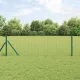 Kerítés oszlopokkal Zöld 0.4 x 50 m Acél