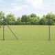 Kerítés oszlopokkal Szürke 1 x 10 m Acél