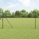 Kerítés oszlopokkal Szürke 1.2 x 10 m Acél