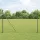 Kerítés oszlopokkal Szürke 1.5 x 10 m Acél