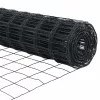 Kerítés oszlopokkal Szürke 1.5 x 10 m Acél