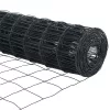 Kerítés oszlopokkal Szürke 0,6 x 25 m Acél