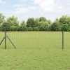 Kerítés oszlopokkal Szürke 0.4 x 50 m Acél