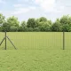 Kerítés oszlopokkal Szürke 0.4 x 50 m Acél