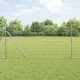 Kerítés oszlopokkal Ezüst 1 x 10 m Acél