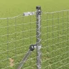 Kerítés oszlopokkal Ezüst 1 x 10 m Acél