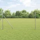 Kerítés oszlopokkal Ezüst 1.4 x 10 m Acél