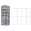 Kerítés oszlopokkal Ezüst 0.8 x 25 m Acél