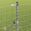 Kerítés oszlopokkal Ezüst 1 x 25 m Acél