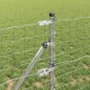 Kerítés oszlopokkal Ezüst 0,4 x 25 m Acél