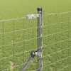 Kerítés oszlopokkal Ezüst 1.2 x 25 m Acél