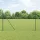 Kerítés oszlopokkal Zöld 1.5 x 10 m Acél