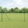 Kerítés oszlopokkal Zöld 1.6 x 10 m Acél