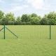 Kerítés oszlopokkal Zöld 0,4 x 25 m Acél
