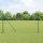 Kerítés oszlopokkal Zöld 1.5 x 10 m Acél