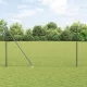 Kerítés oszlopokkal Szürke 1.6 x 10 m Acél