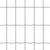 Kerítés oszlopokkal Szürke 1.6 x 10 m Acél