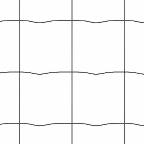 Kerítés oszlopokkal Szürke 0.8 x 25 m Acél