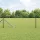 Kerítés oszlopokkal Szürke 0.8 x 10 m Acél