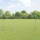 Kerítés oszlopokkal Ezüst 1.6 x 10 m Acél