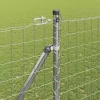Kerítés oszlopokkal Ezüst 1.6 x 10 m Acél
