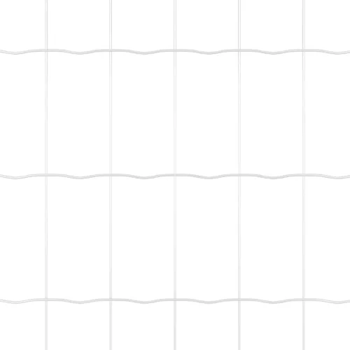 Kerítés oszlopokkal Ezüst 1.5 x 10 m Acél