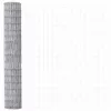 Kerítés oszlopokkal Ezüst 1.6 x 10 m Acél