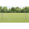 Kerítés oszlopokkal Ezüst 0.8 x 25 m Acél