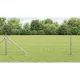 Kerítés oszlopokkal Ezüst 0.8 x 25 m Acél