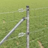 Kerítés oszlopokkal Ezüst 0.8 x 25 m Acél