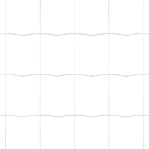 Kerítés oszlopokkal Ezüst 1.5 x 10 m Acél