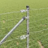 Kerítés oszlopokkal Ezüst 0,6 x 25 m Acél
