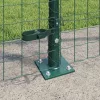 Kerítés oszlopokkal Zöld 1.2 x 25 m Acél