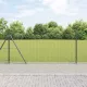 Kerítés oszlopokkal Szürke 1 x 10 m Acél