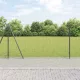 Kerítés oszlopokkal Szürke 1.2 x 10 m Acél