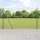 Kerítés oszlopokkal Szürke 1.4 x 10 m Acél
