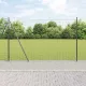 Kerítés oszlopokkal Szürke 1.4 x 10 m Acél