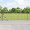 Kerítés oszlopokkal Szürke 0,6 x 25 m Acél